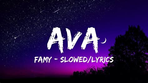 ava lyrics